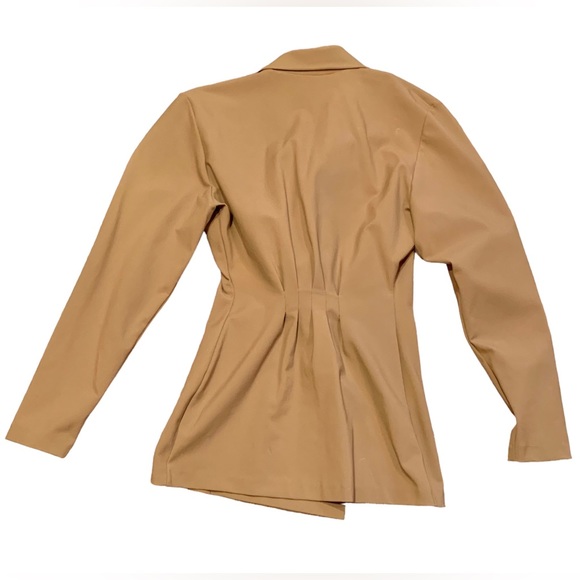 NULLE PART AILLEURS BAUDURET PARIS JACKET SKIRT SET SUIT ELASTIC 1980s VINTAGE - Picture 2 of 7